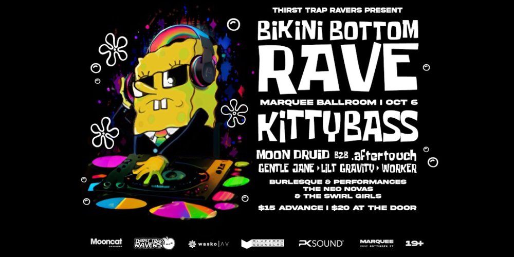 Bikini Bottom Rave The Marquee Ballroom Marquee Ballroom Halifax
