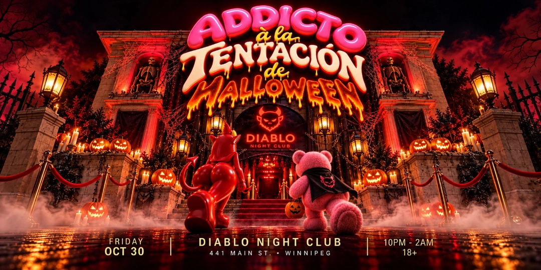 Latin Halloween — Addicto Reggaeton official event artwork