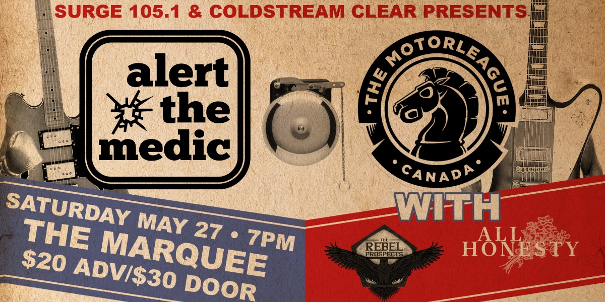 Event image for Alert The Medic & The Motorleague @ The Marquee