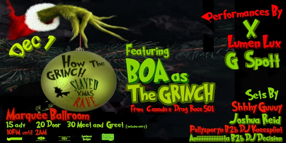 Event image for Underground Love Affair ft. BOA of Canada's Drag Race s01 @ The Marquee Ballroom