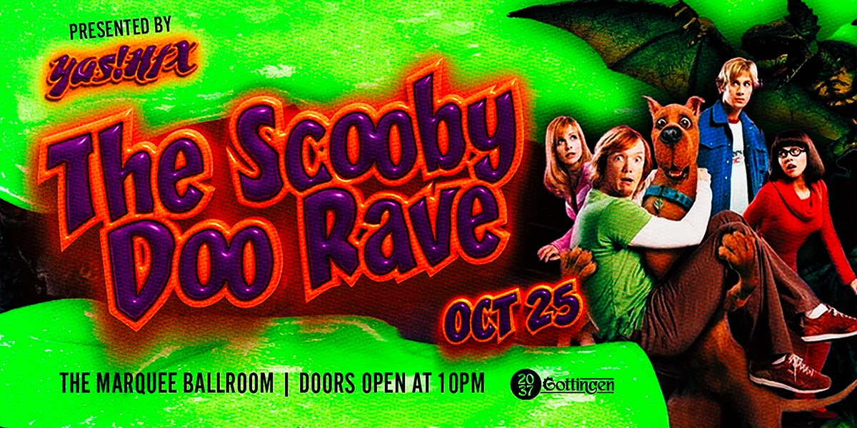 Event image for THE SCOOBY DOO RAVE