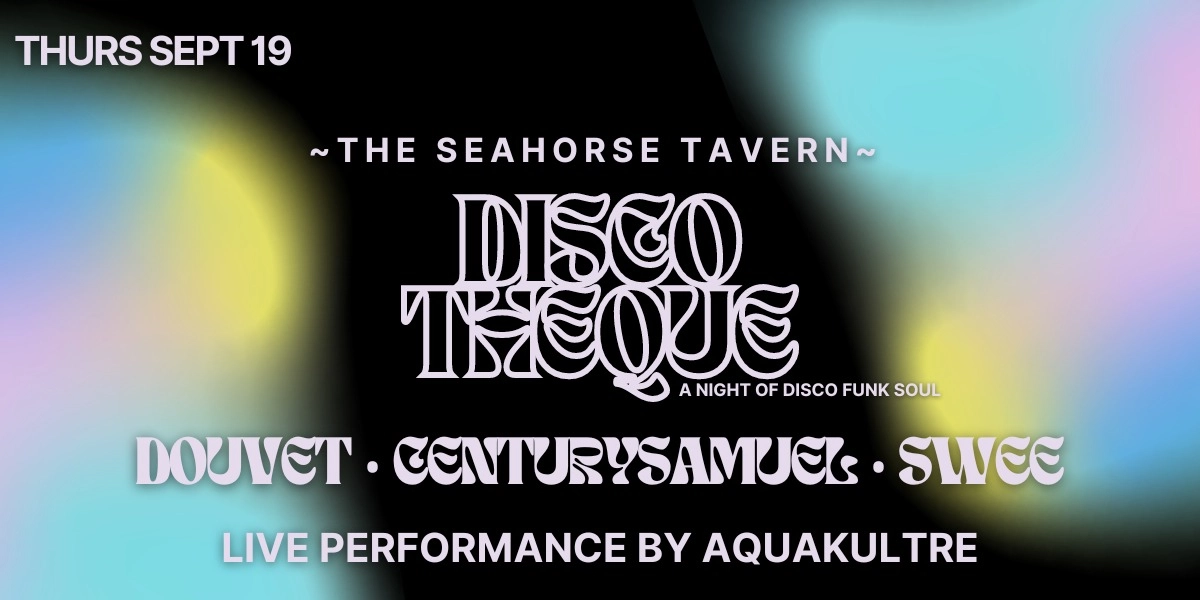 Event image for Discotheque @ The Seahorse Tavern