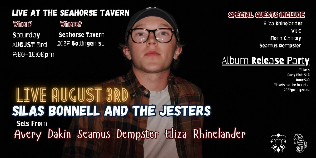 Event image for Silas Bonnell & The Jesters @ The Seahorse Tavern