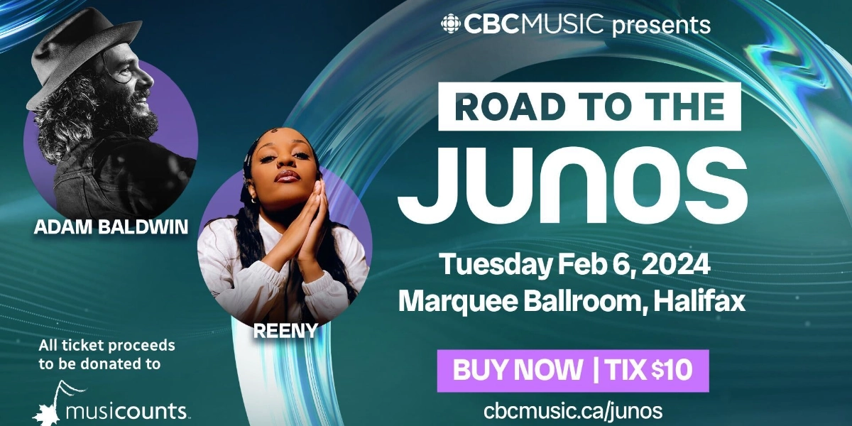 Event image for CBC Music Presents Adam Baldwin & Reeny @ Road to The JUNOs