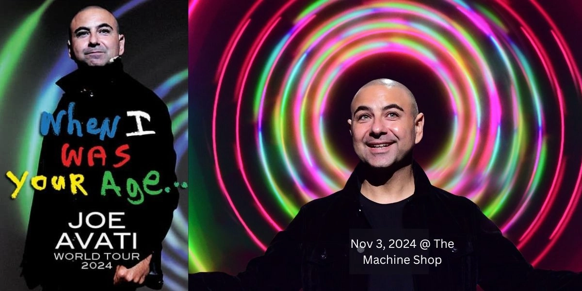 Event image for Joe Avati World Tour When I was your age