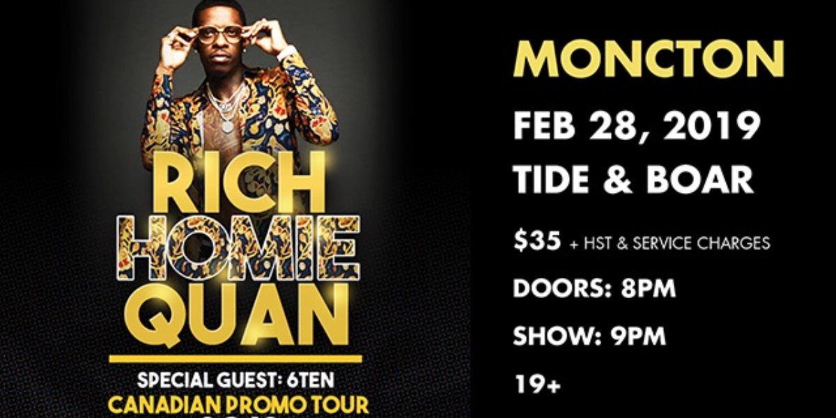 Event image for Rich Homie Quan LIVE in Moncton