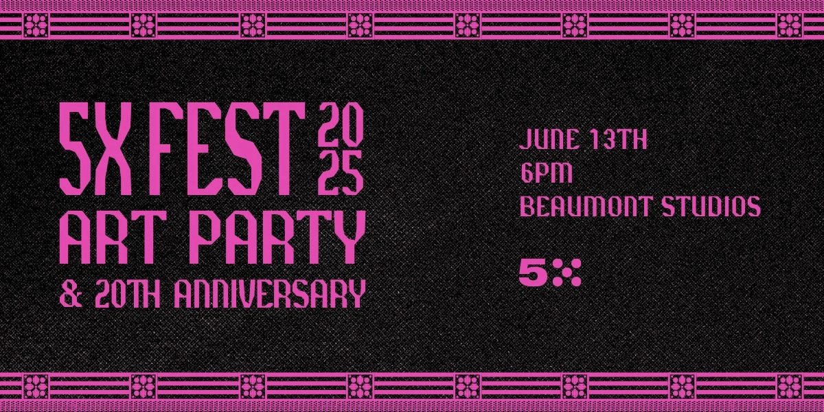Event image for 5X Art Party + VIBC 20th Anniversary
