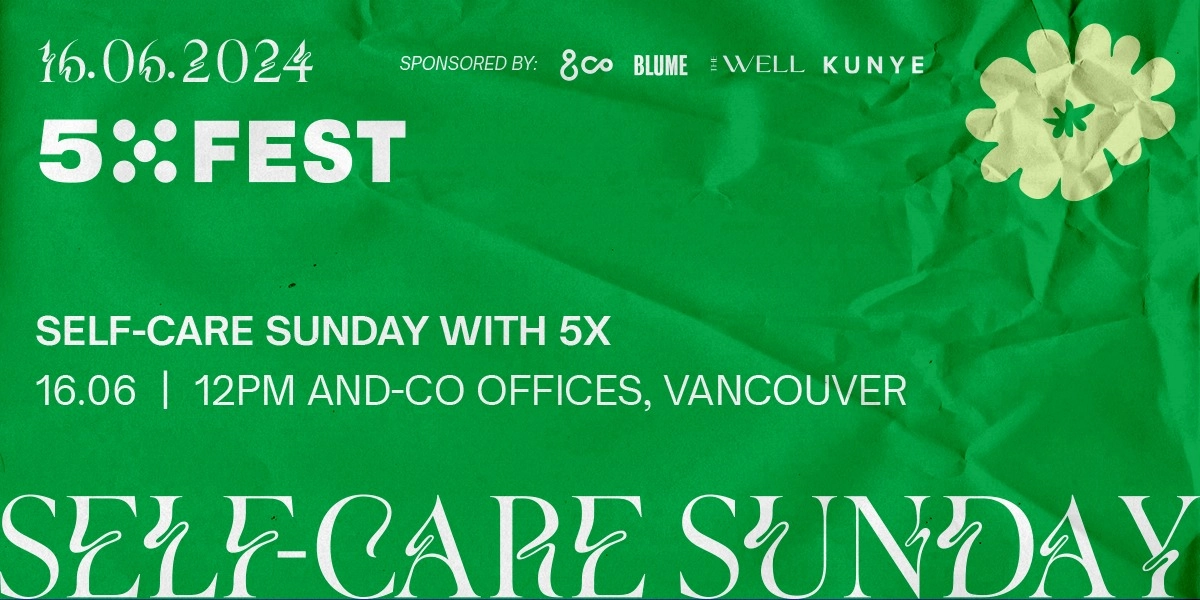 Event image for Self Care Sunday with 5X