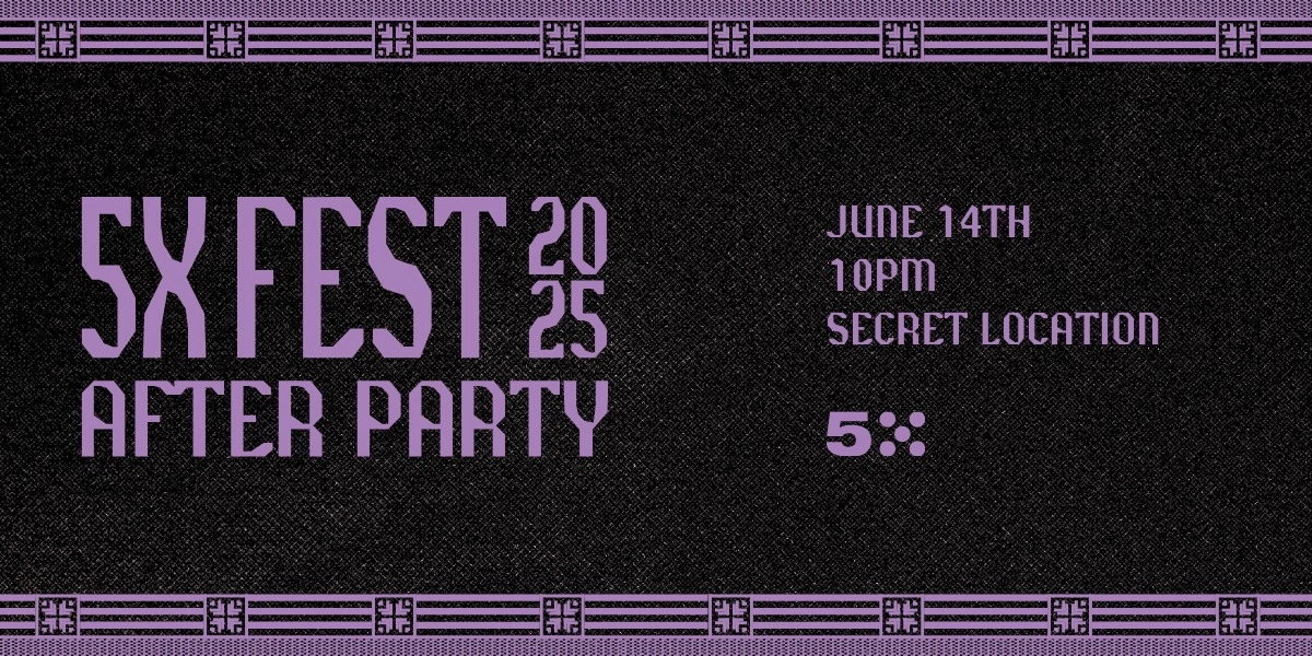 Event image for 5X Afterparty