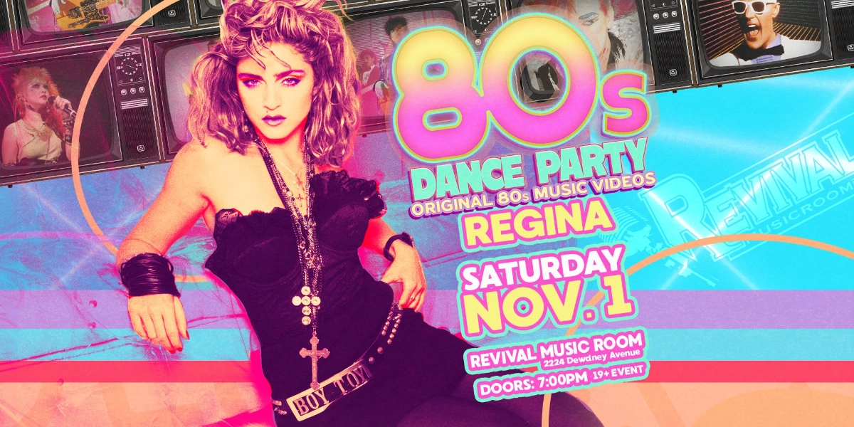 Event image for 80s Dance Party Regina!