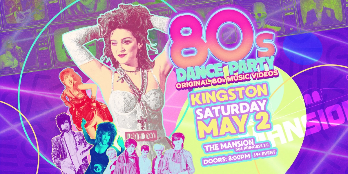Event image for 80s Dance Party Kingston!