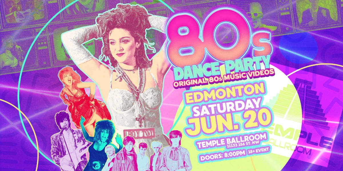 Event image for 80s Dance Party Edmonton!