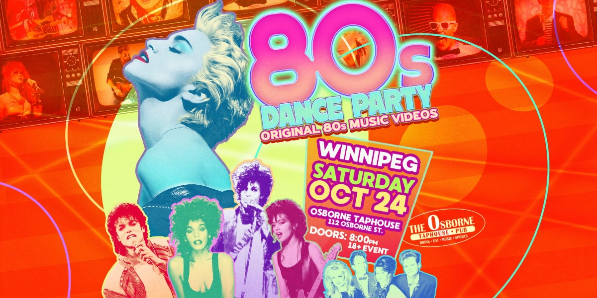 Event image for 80s Dance Party Winnipeg!