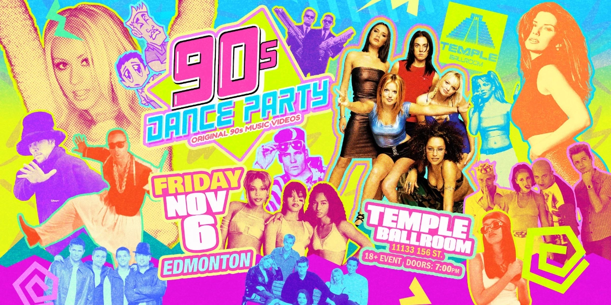 Event image for 90s Dance Party Edmonton!