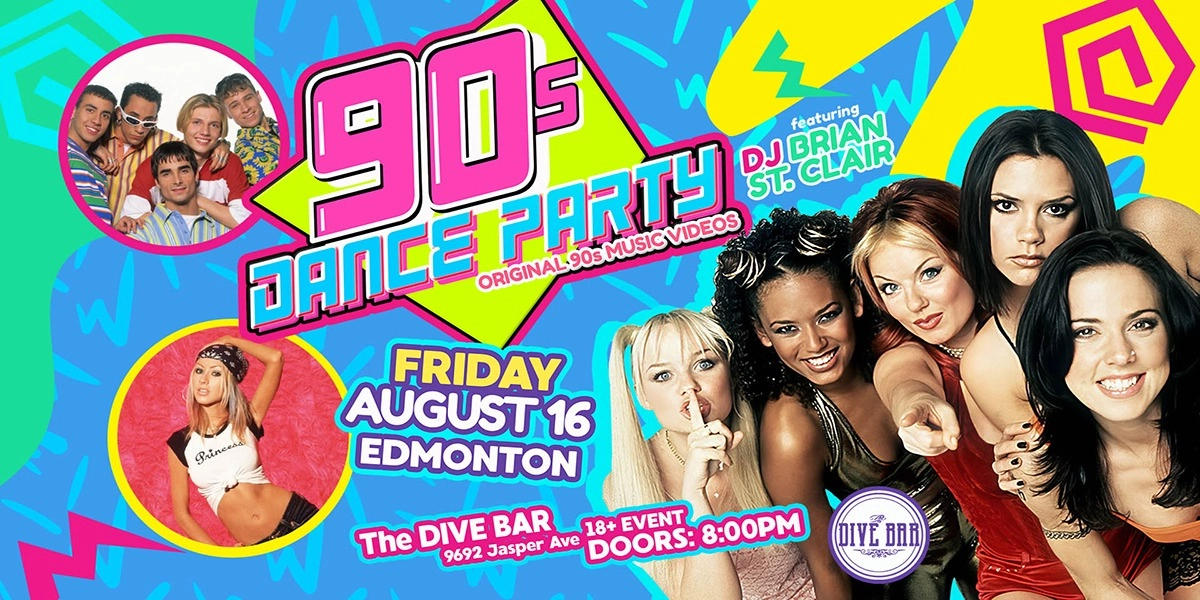 Event image for 90s Dance Party Edmonton!