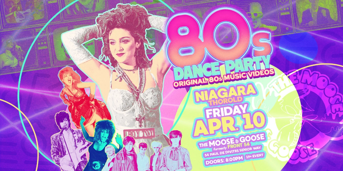 Event image for 80s Dance Party Niagara!
