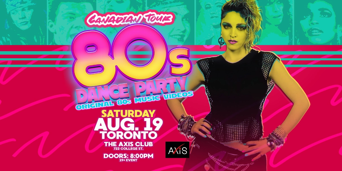 Event image for 80s Dance Party Toronto!