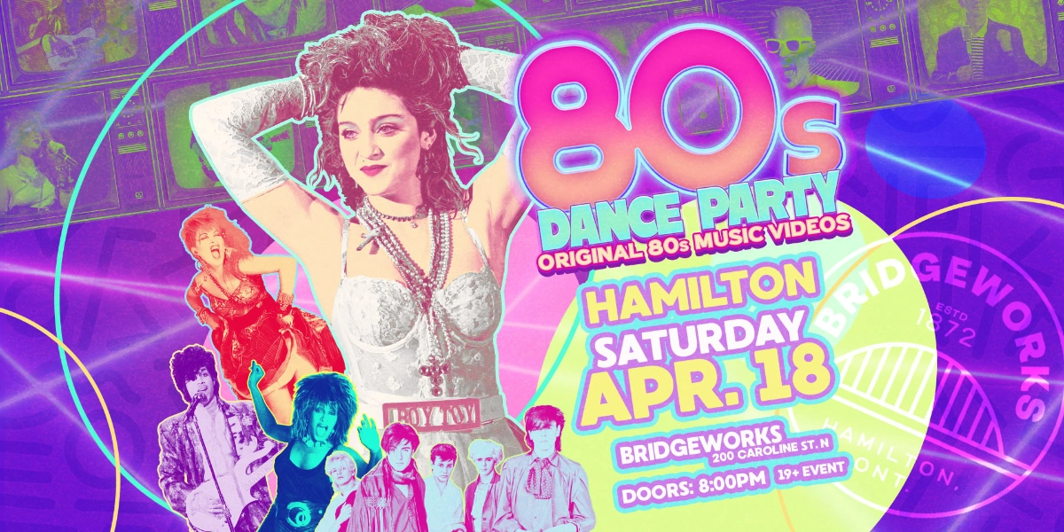 Event image for 80s Dance Party Hamilton!
