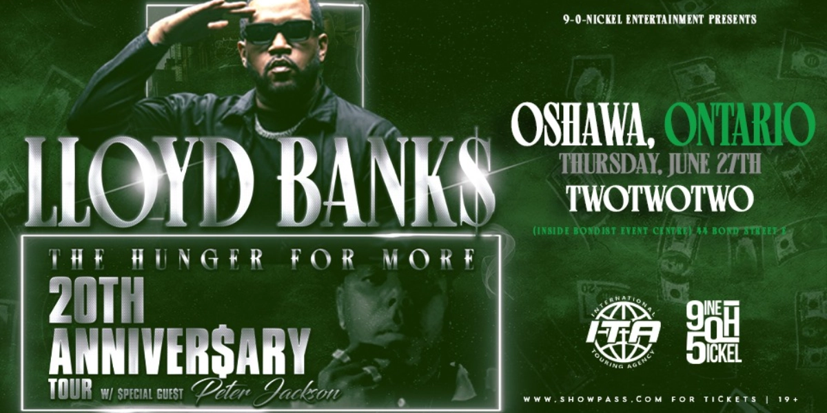 Event image for Lloyd Banks - The Hunger For More - 20th Anniversary Tour - Oshawa