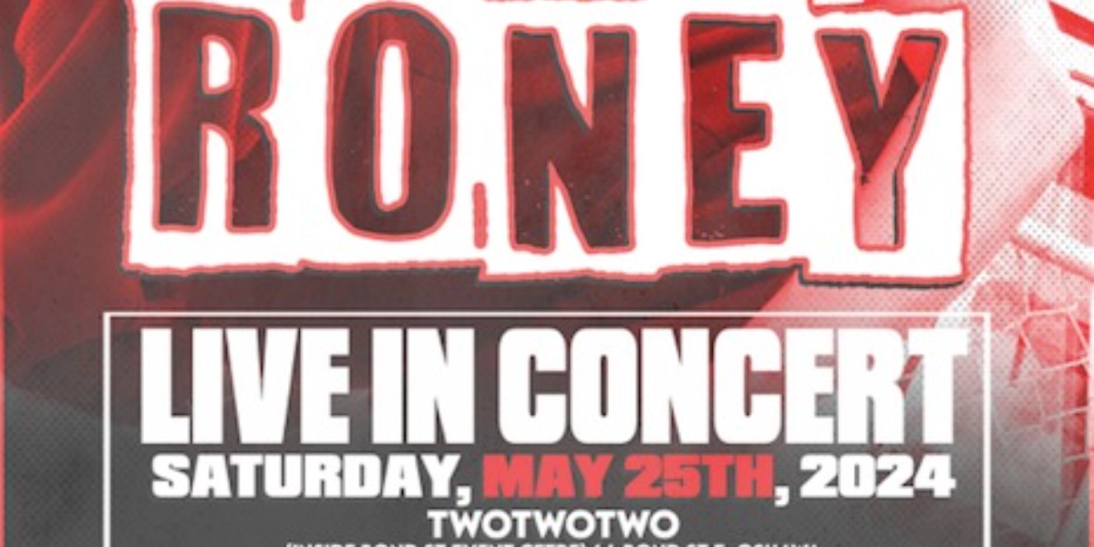 Event image for Roney - Live In Concert - Oshawa