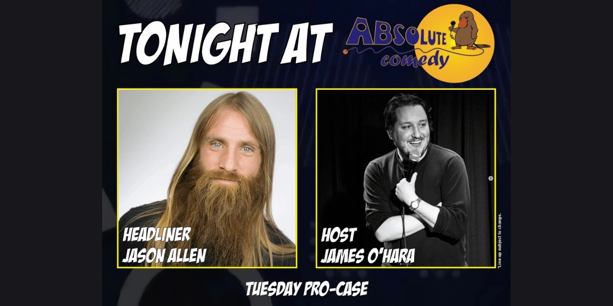 Image d'événement pour Absolute Comedy Ottawa: Headliner Jason Allen and MC James O'Hara