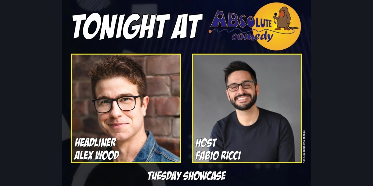 Event image for Absolute Comedy Ottawa: Headliner Alex Wood and MC Fabio Ricci