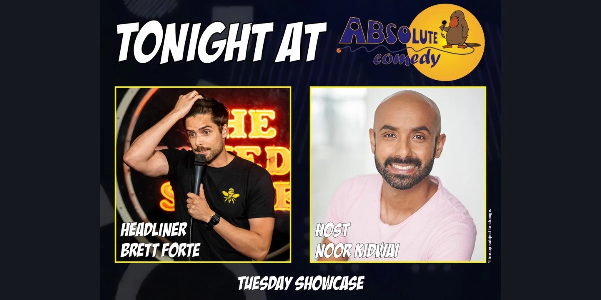 Event image for Absolute Comedy Ottawa: Headliner Brett Forte and MC Noor Kidwai