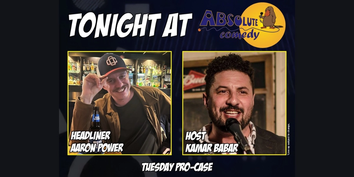 Event image for Absolute Comedy Toronto: Co-Headliners Aaron Power and Kamar Babar