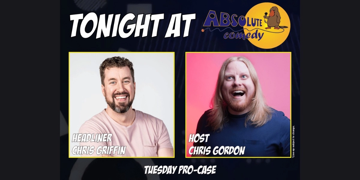 Image d'événement pour Absolute Comedy Ottawa: Headliner Chris Griffin and MC Chris Gordon