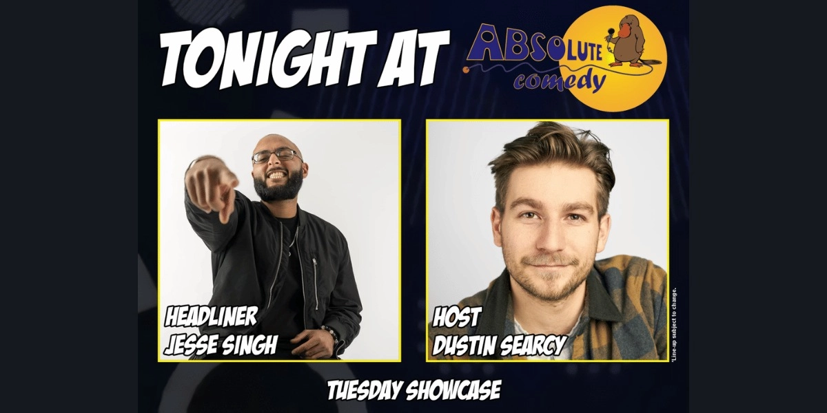 Event image for Absolute Comedy Ottawa: Headliner Jesse Singh and MC Dustin Searcy