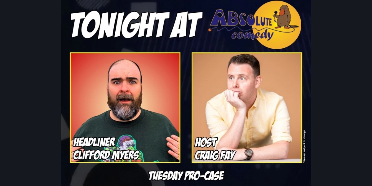 Event image for Absolute Comedy Ottawa: Headliner Clifford Myers and MC Craig Fay