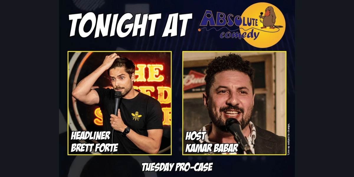 Event image for Absolute Comedy Toronto: Headliner Brett Forte and MC Kamar Babar