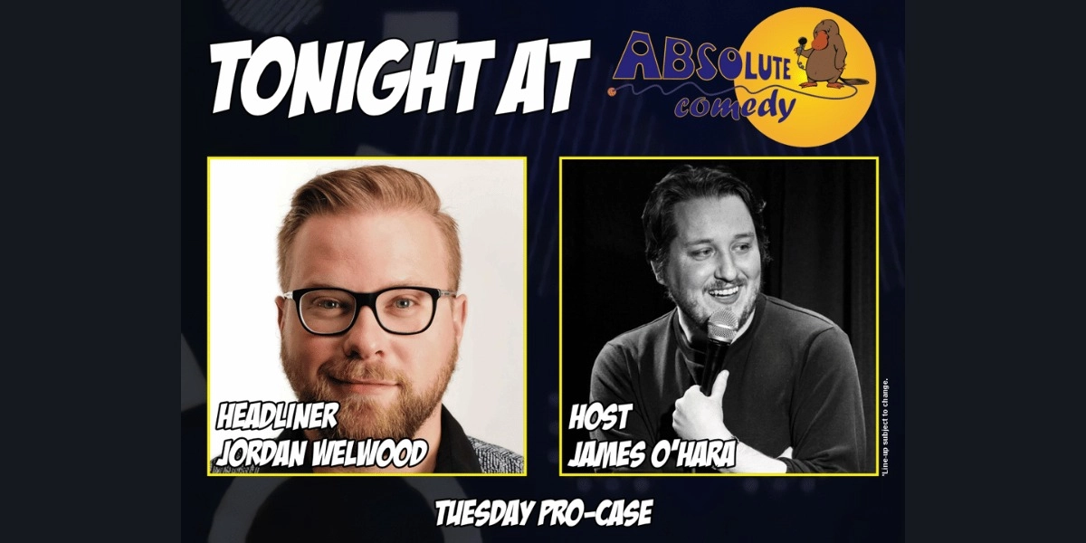Event image for Absolute Comedy Ottawa: Headliner Jordan Welwood and MC James O'Hara