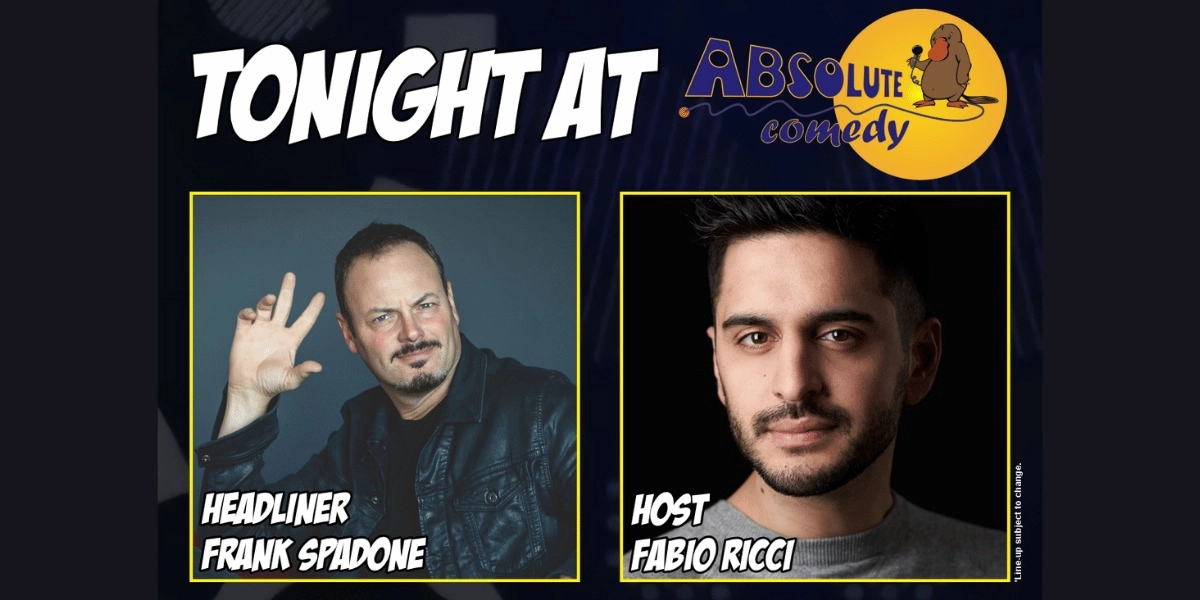 Event image for Absolute Comedy Ottawa: Headliner Frank Spadone with MC Fabio Ricci