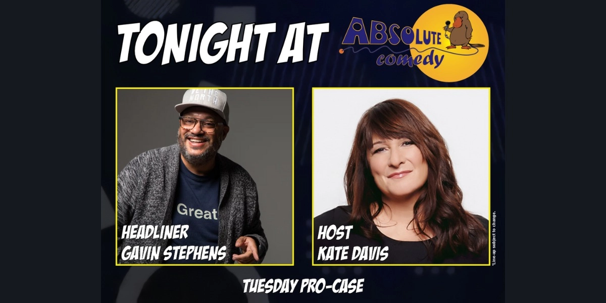 Event image for Absolute Comedy Toronto: Headliner Gavin Stephens and MC Kate Davis
