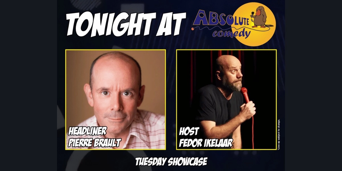 Event image for Absolute Comedy Ottawa: Headliner Pierre Brault and MC Fedor Ikelaar
