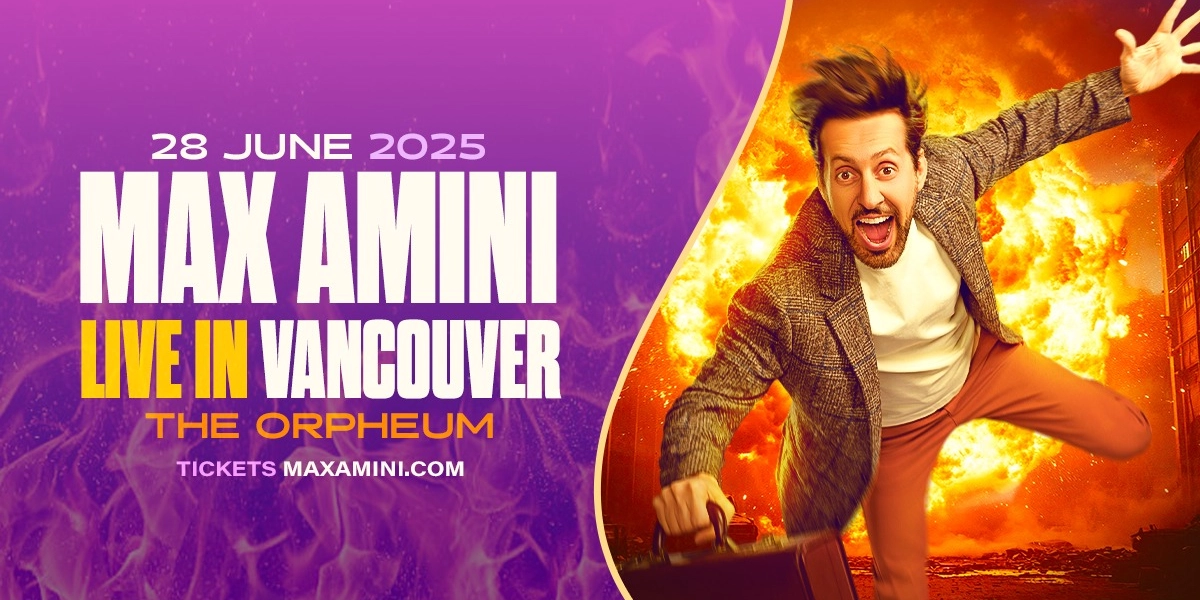 Event image for Max Amini Live in Vancouver!