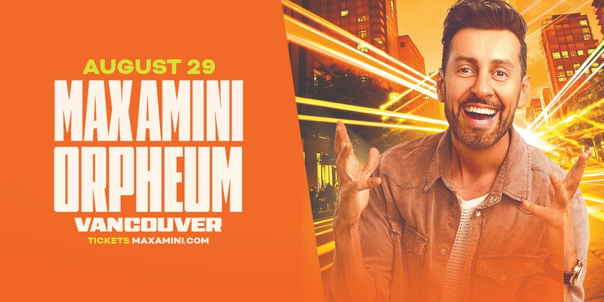 Event image for Max Amini Live in Vancouver!