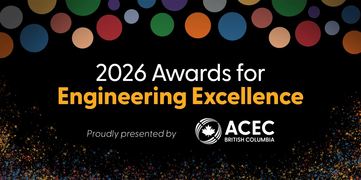 Event image for 2026 ACEC-BC Awards for Engineering Excellence Gala