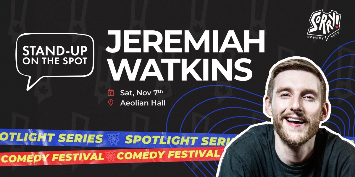 Event image for Stand-Up On the Spot with Jeremiah Watkins