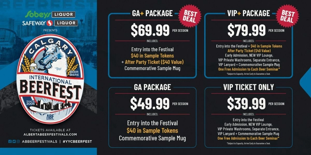 Event image for 2024 Calgary International Beerfest Packages