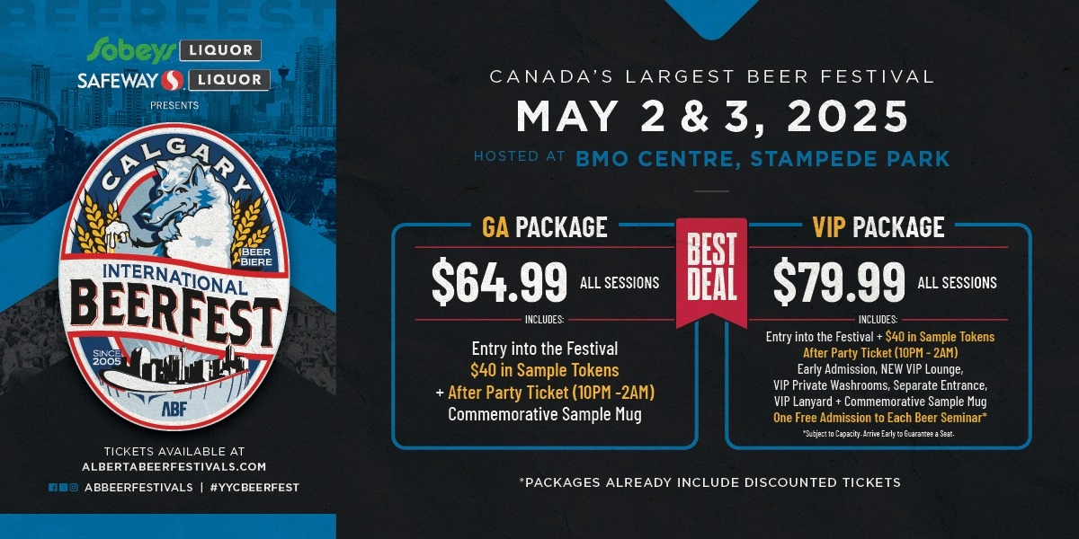 Image d'événement pour Calgary Beerfest 2025 - Packages