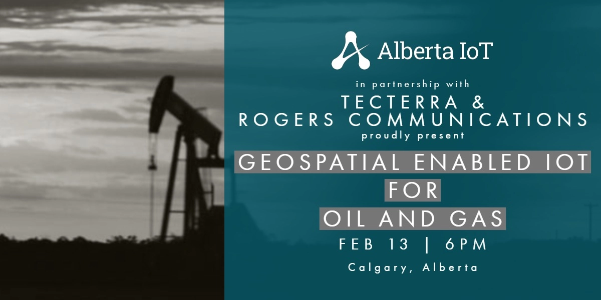Event image for Geospatial Enabled IoT for Oil and Gas