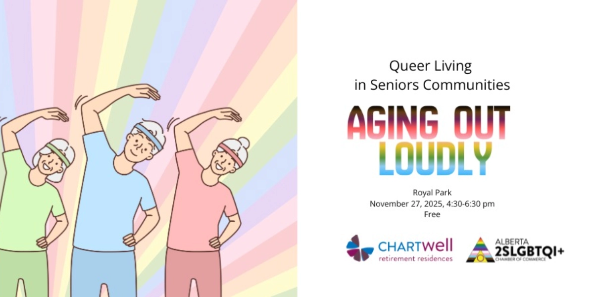 Event image for Aging Out Loud: Queer Connections Mixer