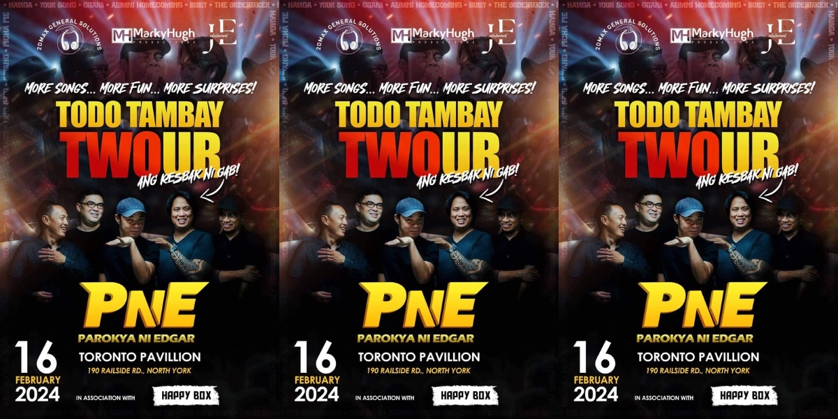 Event image for PAROKYA NI EDGAR - TODO TAMBAY TWOUR (Ang Resbak ni Gab)