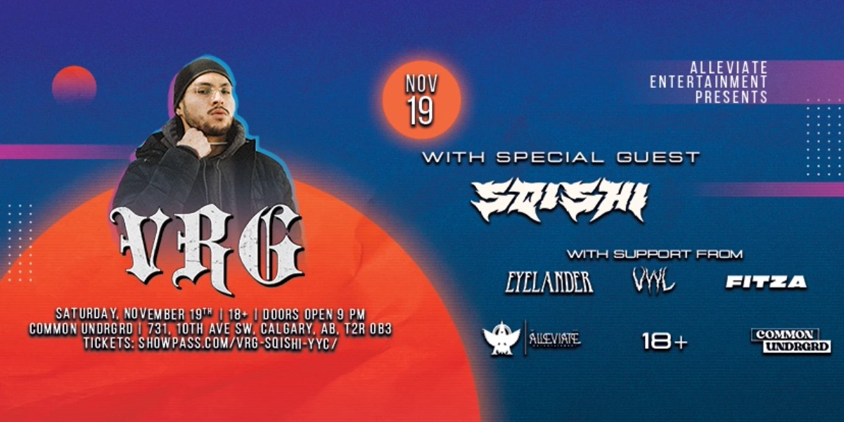 Event image for VRG/Sqishi @ Common/UNDRGRD