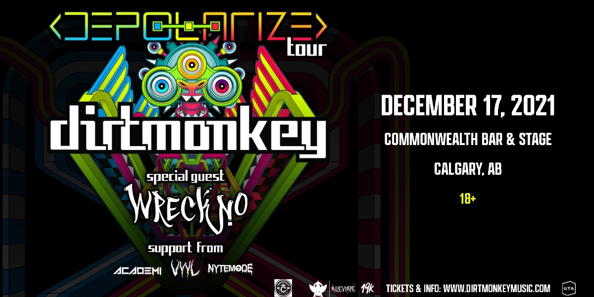 Event image for Dirt Monkey: Calgary Depolarize Tour