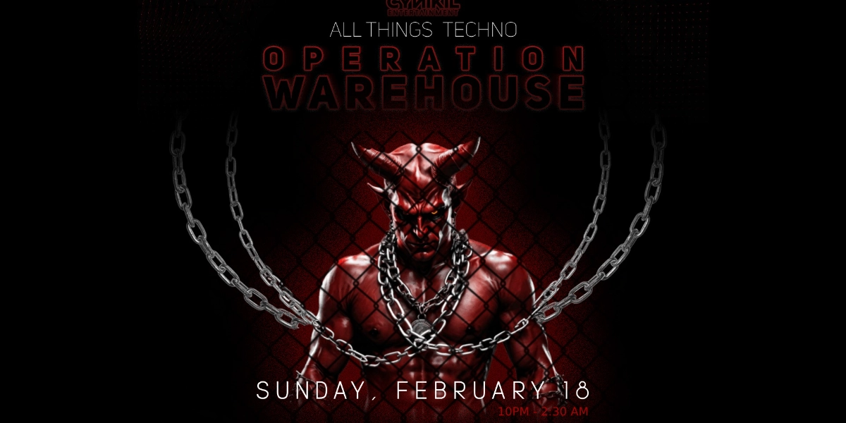 Event image for OPERATION WAREHOUSE - TECHNO SUNDAY