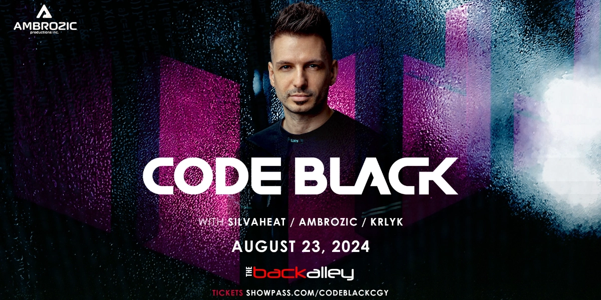 Event image for Code Black @ The Back Alley