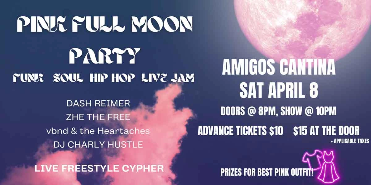 Event image for Pink Full Moon Party!